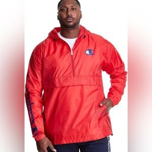 Champion Men's Long-Sleeve Wind/Water Resistant PACKABLE JACKET XXL